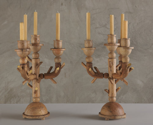 PAIR OF MYSTRAS CANDELABRA